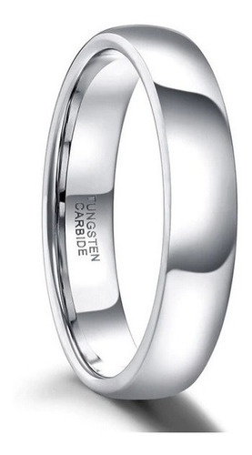 Imagen 2 de 5 de 1 Argolla Tungsteno Classic Plateado