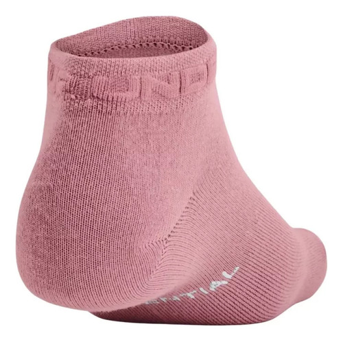 Calcetines Under Armour Essential 3 Pack Rosa 1365745-697