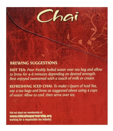 Twinings Té Chai Tea, 20 Ct