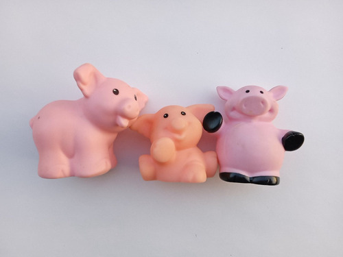 Lote Figuras Puerquitos, Cerditos, Cochinitos D Vinyl