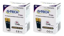 Comprar Kit 100 Tiras Reagentes Glicose Diabetes Glicemia Gtech Free