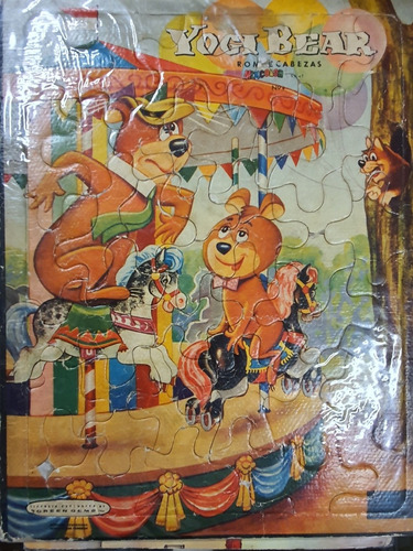 Antiguo Rompecabezas Yogi Bear De 1960