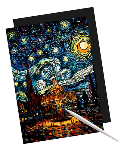 Papel Para Rascar Hoja Para Rascar Negra Juego De Parque
