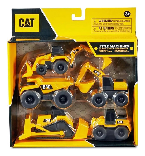 Cat Mini Maquinas Set X 5 Gruas Original Cod 82294