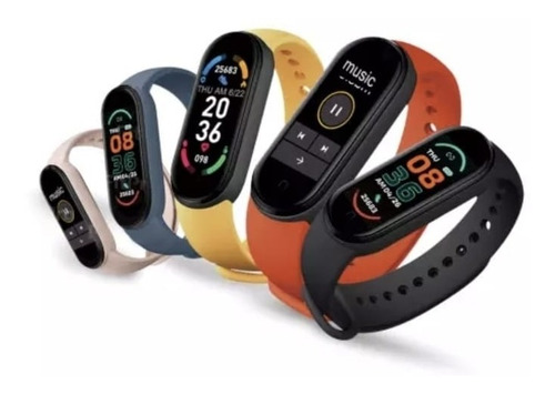 Imagen 7 de 9 de Reloj Inteligente Smartband Smartwatch M6 Pulsera Deportes