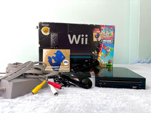 Nintendo Wii (negro) + Accesorios