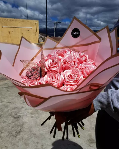 Ramo De 24 Rosas Eternas De Listón