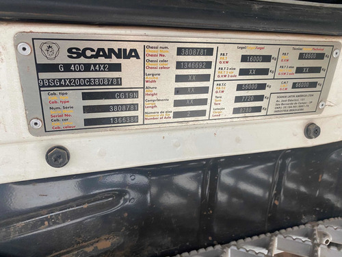 Imagem 14 de 15 de Scania G 400 2012,baixo Km ,revisado ,baixo Km ,impecavel