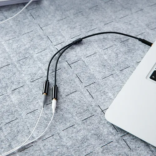 Cable divisor de auriculares sale