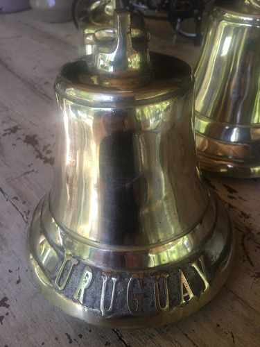 Campana Estilo Antigua 22 Cm Bronce Gran Sonido Uruguay