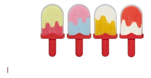 Imagen 1 de 1 de Play-doh Helados Paletas Y Barquillas