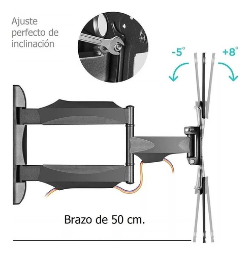 Soporte Móvil Tv 32 A 60 Pulgadas