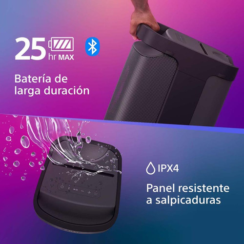 Parlante Inalámbrico Sony Srs-xp700 Usb Bluetooth Negro