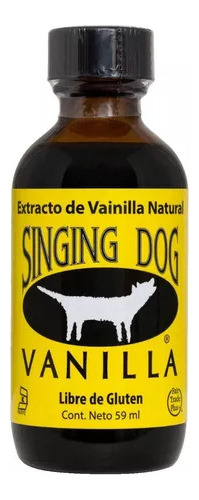 Extracto De Vainilla Puro 59 Ml Singing Dog Sin Gluten