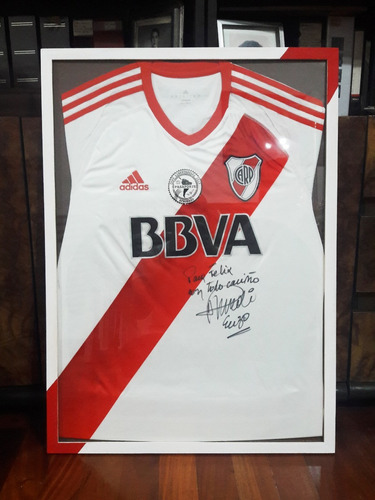 camisetas enmarcadas de futbol