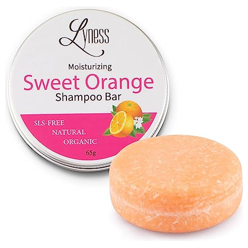 Lyness Sweet Orange Shampoo Bar | Organic & Natural | Eco-fr