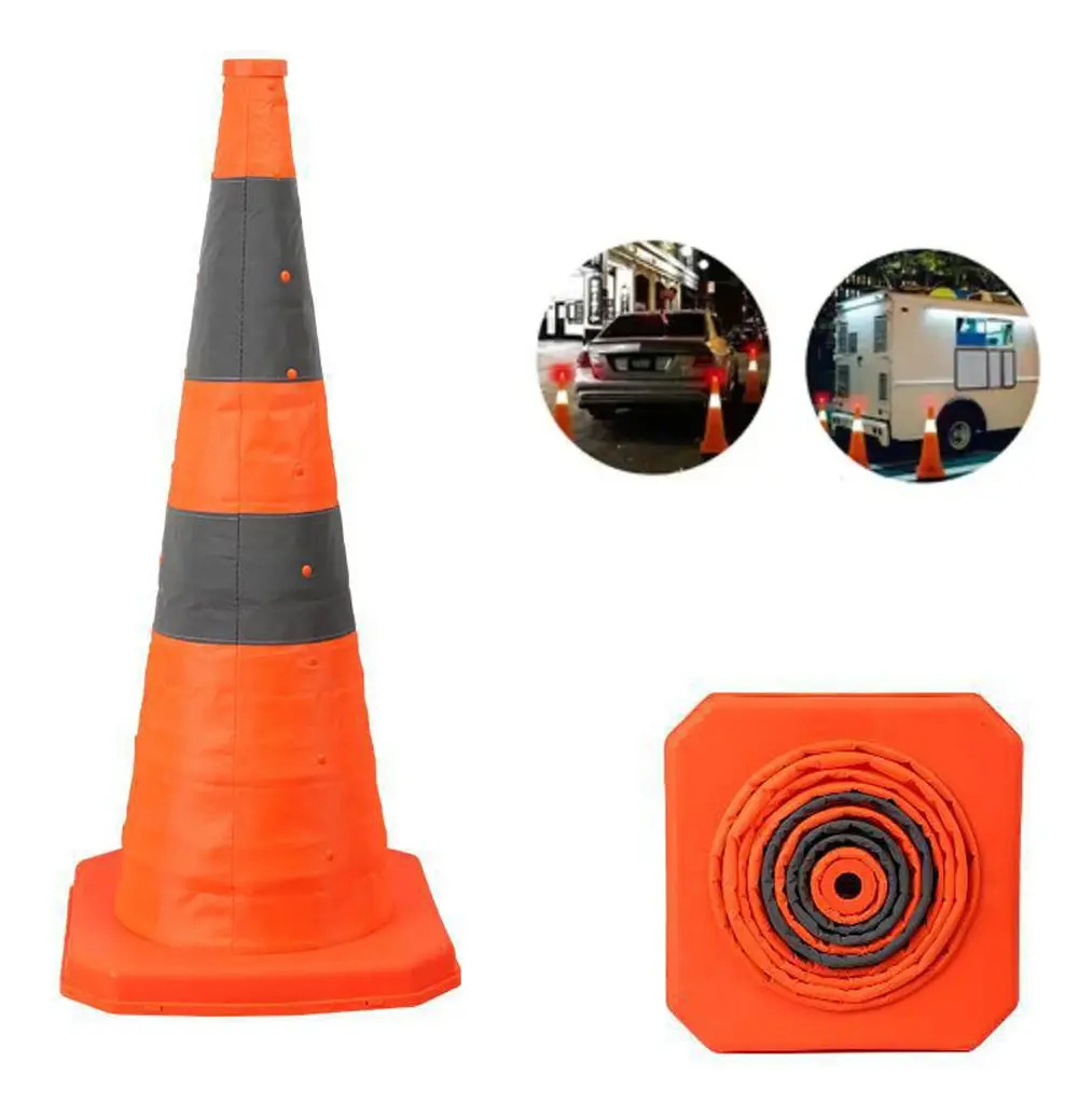 Conos De Seguridad Vial Plegables Y Reflectantes