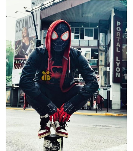 Imagen 7 de 9 de Miles Morales De Disfraz De Superhéroe Spiderman Para Niños