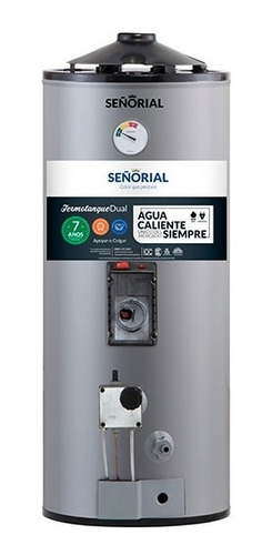 Termotanque Señorial Multigas Y Electrico Tsz-50 Gris 50l