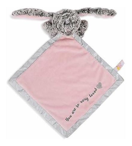 Imagen 1 de 3 de Demdaco Isabella Bunny You Are So Very Loved Rosa Y Gris 13