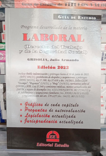 Grisolia / Guía De Estudio Laboral - Ultima Edicion