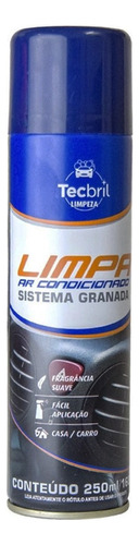 Limpa Ar Condicionado De Carro Sistema Granada 250ml Tecbril