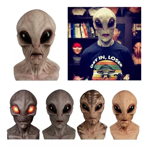 Mascara de Latex Alien Cabeza completa Halloween Fest