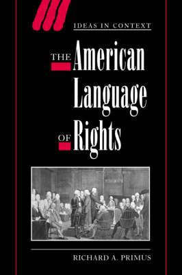 Libro Ideas In Context: The American Language Of Rights S...