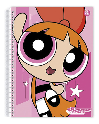 Caderno Meninas Superpoderosas 10 Matérias Univ. Esp Capa 2