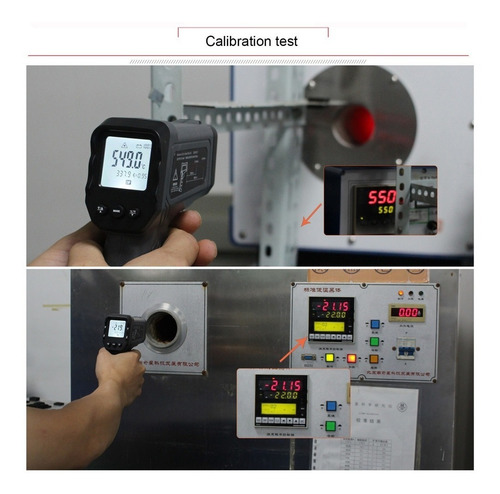 Termometro De Mano Industrial Digital Laser Infrarrojo 1300c