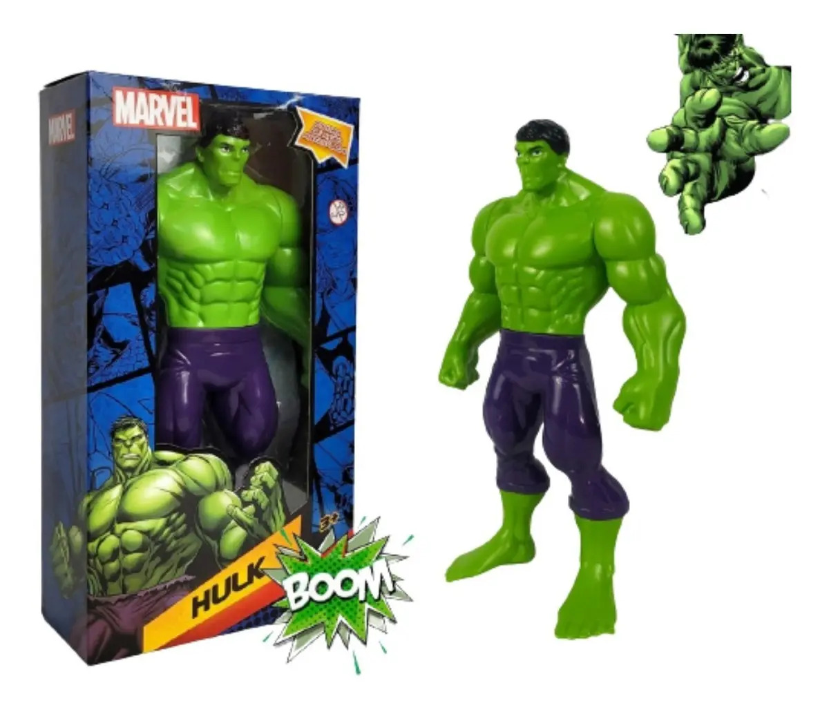 Hulk Boneco Marvel Vingadores Articulado Figura De Ação 22cm