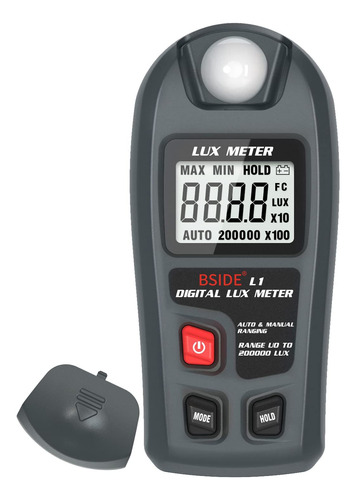 Bside Medidor De Luz Digital Lux Tester Illuminance Luxmete.