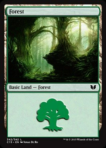 Kits De Magia Magic The Gathering - Bosque (342) - Comandant