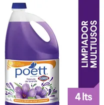 Comprar Limpiador Desinfectante De Pisos Poett Aroma Lavanda 4 Lt
