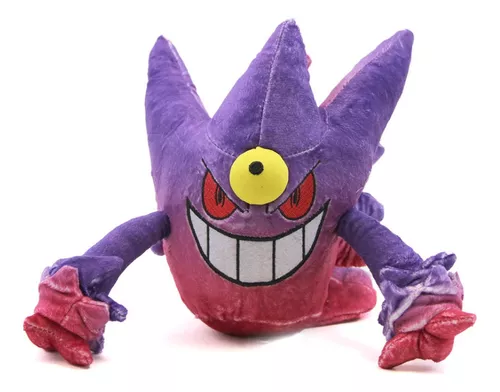 Gengar Mega Evolução Pokémon Fantasma Pelúcia 18x25cm