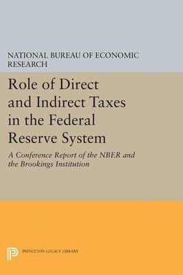 Libro Role Of Direct And Indirect Taxes In The Federal Re...