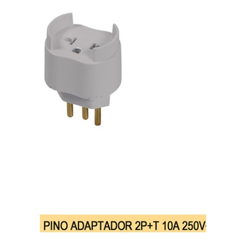 Pino Adaptador Elétrico Plug Antigo Padrão Novo 10a Inmetro