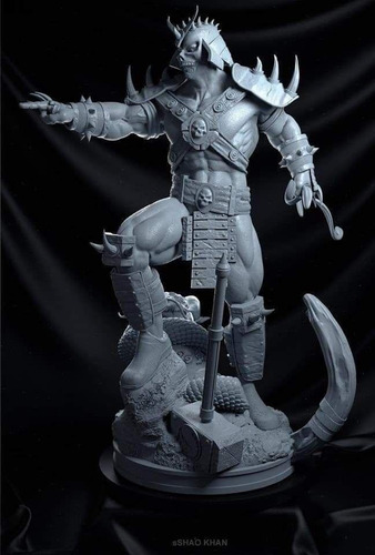  Archivo Stl Impresión 3d - Mortal Kombat Shao Khan