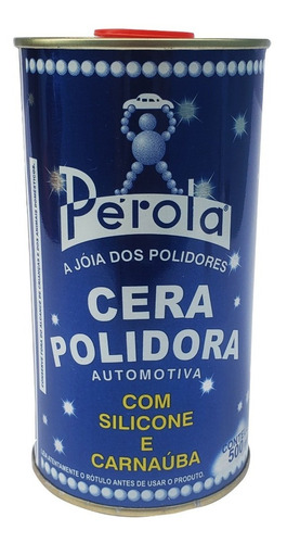 Cera Automotiva Carnaúba Com Silicone Polidora Pérola 500ml