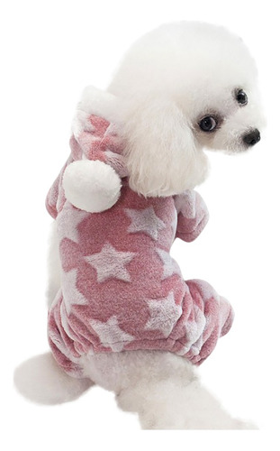 Pijama L Pet Dog Con Capucha Y Estampado Suave, Cómodo, 0bum