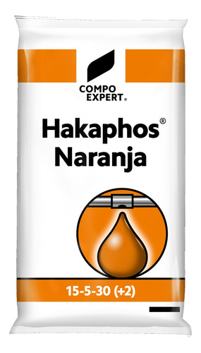 Fertilizante Hakaphos Naranja (npk + Micronutrientes) X 5 Kg