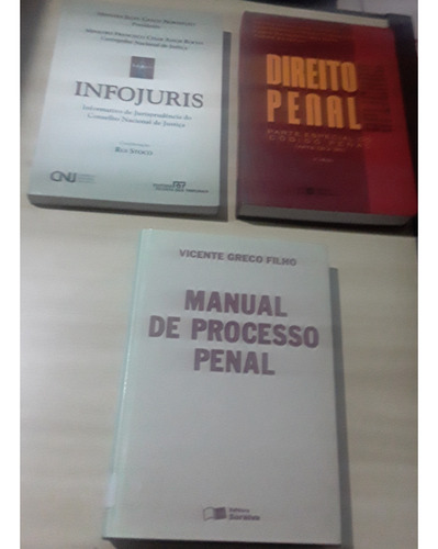 Infojuris + Direito Penal Aplicado +manual De Processo Penal