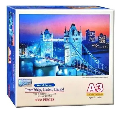 Puente Torre De Londres Mini Rompecabezas 1000 Piezas Tomax