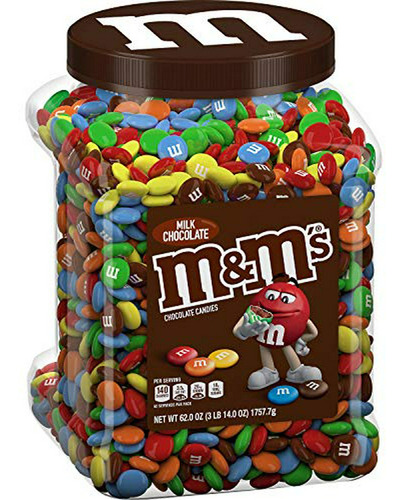 Tarro De Caramelos De Leche M&m's, Chocolate, 62 Oz