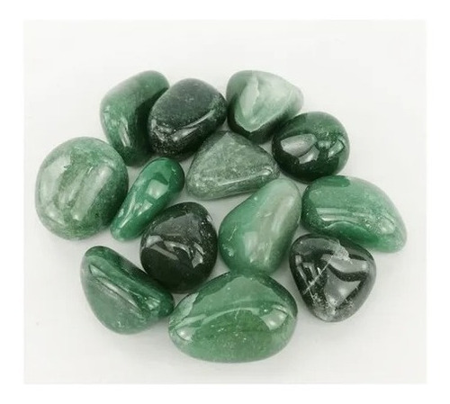 Piedra Cuarzo Verde Rolada Premium X 1 Unid - Llama Sagrada