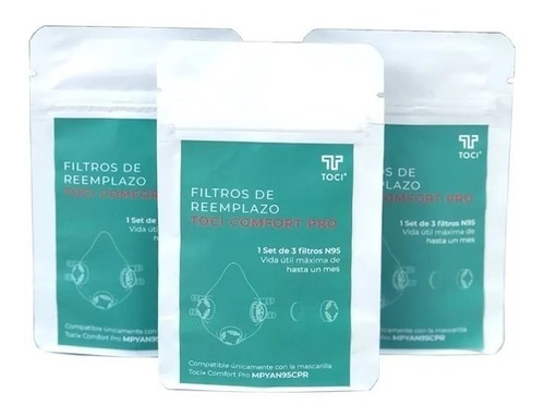 Filtros De Reemplazo N95 (3 Meses) - Toci Comfort Pro