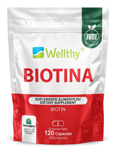 Wellthy Biotina 120 Cápsulas