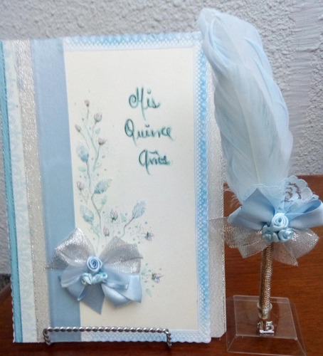 Libro Quinces+pluma Lapicero,colores Varios, Matrimonios Etc