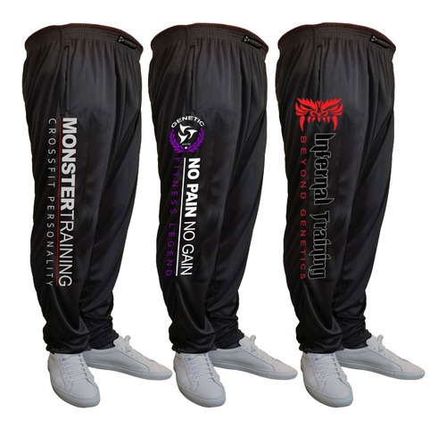 Pantalones Baggies Microfibra Training Pack Triple Genetic 