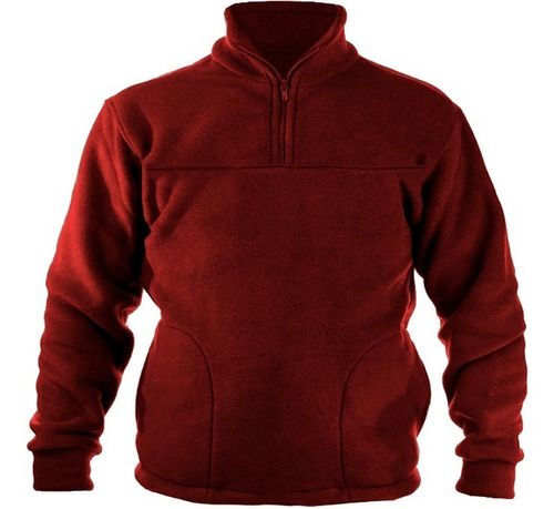 Imagen 3 de 10 de Buzo Polar Hombre Mujer Unisex Abrigo Cuello Alto Premium